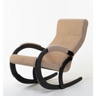 Кресло-качалка «Корсика», ткань микровелюр, цвет beige - Фото 3