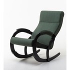 Кресло-качалка «Корсика», ткань микровелюр, цвет green - Фото 3