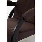 Кресло-качалка «Корсика», ткань микровелюр, цвет coffe - Фото 7
