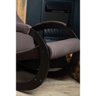 Кресло-качалка «Корсика», ткань микровелюр, цвет coffe - Фото 2