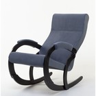 Кресло-качалка «Корсика», ткань микровелюр, цвет navy - Фото 2