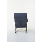 Кресло-качалка «Корсика», ткань микровелюр, цвет navy - Фото 4