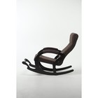 Кресло-качалка «Марсель», ткань микровелюр, цвет coffe - Фото 2