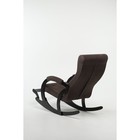 Кресло-качалка «Марсель», ткань микровелюр, цвет coffe - Фото 3