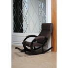 Кресло-качалка «Марсель», ткань микровелюр, цвет coffe - Фото 5
