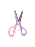 Ножницы 13см травмобезопасные пластиковые, закругленные концы, с фиксатором, МИКС 7871043