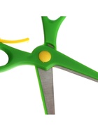 Ножницы 13см травмобезопасные пластиковые, закругленные концы, с фиксатором, МИКС 7871043