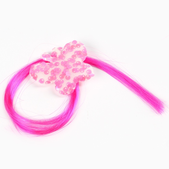 Прядь для волос МИКС  звезда, сердечко, цветочек, WINX 27915