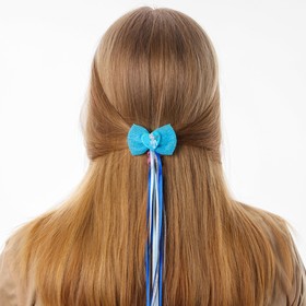 Заколка для волос новогодняя, цветная прядь 40 см, Холодное сердце