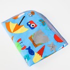 Пеленка на непромокаемой основе, 50×65 см, голубой МИКС - Фото 2