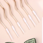 Свечи для торта витые «Серпантин» 6 шт., коктейльные, шампань - Фото 4