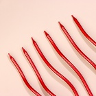 Свечи для торта витые «Серпантин» 6 шт., коктейльные, рубиновые - Фото 3