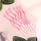 Свечи для торта витые «Серпантин» 6 шт., коктейльные, розовый блик - Фото 2