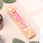 Свечи для торта витые «Серпантин» 6 шт., коктейльные, розовый блик - Фото 5