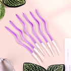 Свечи для торта витые «Серпантин» 6 шт., коктейльные, фиолетовые - Фото 2