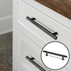 Ручка-рейлинг CAPPIO PIMPLY, d=12 мм, м/о 128 мм, цвет чёрный - Фото 1