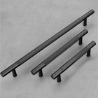 Ручка-рейлинг CAPPIO PIMPLY, d=12 мм, м/о 160 мм, цвет чёрный 7603294