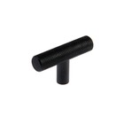 Ручка-кнопка CAPPIO, d=12 мм, цвет чёрный - фото 318864390
