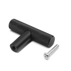 Ручка-кнопка CAPPIO, d=12 мм, цвет чёрный - фото 806512348