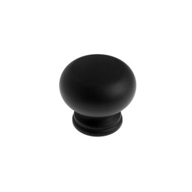 Ручка-кнопка CAPPIO, d=30 мм, цвет чёрный