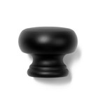 Ручка-кнопка CAPPIO, d=38 мм, вес 60 г, цвет чёрный - фото 21576840