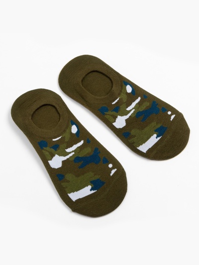 Носки MINAKU «Камуфляж», цвет хаки, размер 38-41 (25-27 см)