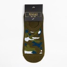 Носки MINAKU «Камуфляж», цвет хаки, размер 38-41 (25-27 см) - фото 9040557