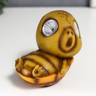 Сувенир полистоун свет "Удивлённая черепашка" от солнечной батареи 9х7,5х11,5 см - фото 21577068