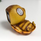 Сувенир полистоун свет "Удивлённая черепашка" от солнечной батареи 9х7,5х11,5 см - фото 21577070