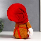 Кукла интерьерная "Гном в поварском колпаке" 25х7,5х10 см - фото 21577102