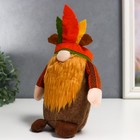 Кукла интерьерная "Гном-индеец" 25х7х9 см 7509632