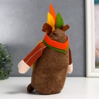 Кукла интерьерная "Гном-индеец" 25х7х9 см 7509632