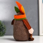 Кукла интерьерная "Бабусечка в индейском головном уборе" 25х7х9 см - фото 21577107