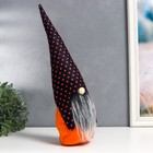 Кукла интерьерная "Гном с пауком в колпаке в горох" 40х9х7 см - фото 21577116