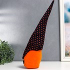 Кукла интерьерная "Гном с пауком в колпаке в горох" 40х9х7 см - фото 21577118