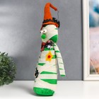 Кукла интерьерная "Мумия в колпаке с летучей мышью" 40х10 см - фото 21577132