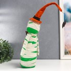 Кукла интерьерная "Мумия в колпаке с летучей мышью" 40х10 см - фото 21577133