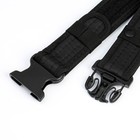 Ремень тактический Storm tactic, фастекс, 120 см, ширина 5 см, черный - Фото 3