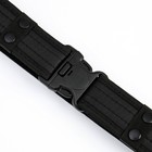 Ремень тактический Storm tactic, фастекс, 120 см, ширина 5 см, черный - Фото 4