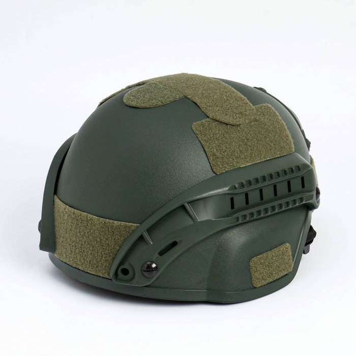Шлем защитный "Storm tactic", зеленый, пластик - фото 1885368917