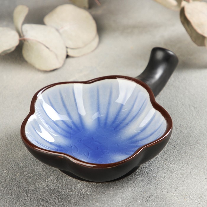 Соусник керамический «Таллула», 15×10 см, цвет синий - Фото 1