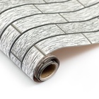 Плёнка самоклеящаяся TAKE IT EASY «Плитка серая», рулон, 0.45×2 м, цвет серый - фото 67925284