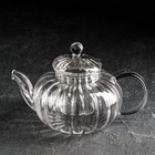 Чайник заварочный со стеклянной крышкой и ситом «Диана», 800 мл - фото 9710193