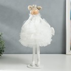Кукла интерьерная "Принцесса в белом наряде, с сердцем" 43х18х19,5 см - фото 2095709