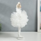 Кукла интерьерная "Принцесса в белом наряде, с сердцем" 43х18х19,5 см - Фото 2