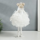 Кукла интерьерная "Принцесса в белом наряде, с сердцем" 43х18х19,5 см - Фото 3