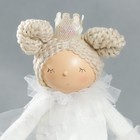 Кукла интерьерная "Принцесса в белом наряде, с сердцем" 43х18х19,5 см - Фото 5
