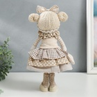 Интерьерная кукла текстильная «Малышка с бантом в волосах, с цветочком», 35.5×13.5×20 см - Фото 5