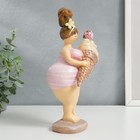 Сувенир полистоун "Аппетитная толстушка с рожком мороженого" 22х9х9,5 см - Фото 2