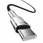 Кабель Baseus Cafule CATJK-D01, Type-C - Type-C, 5 А, 100 Вт, Power Delivery, 2 м, черный - фото 51801522 Кабель Baseus Cafule CATJK-D01, Type-C - Type-C, 5 А, 100 Вт, Power Delivery, 2 м, черный - фото 51801522